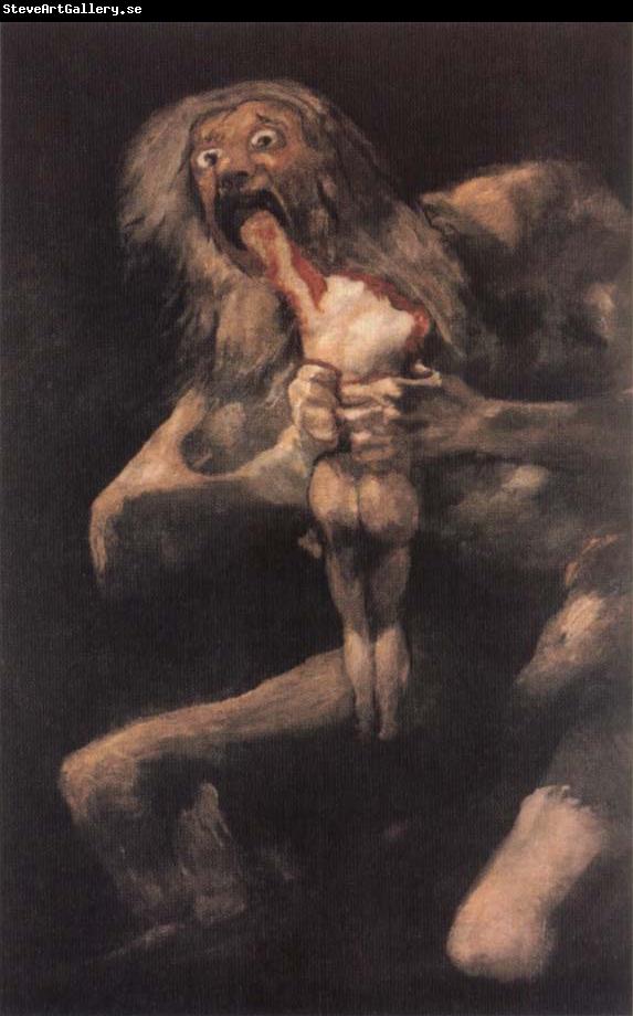 Francisco de goya y Lucientes Devouring One of his Children